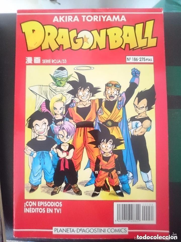 C&oacute;mics: DRAGON BALL - AKIRA TORIYAMA - N 186 - SERIE ROJA 33 . . -NO TIENE EL POSTER