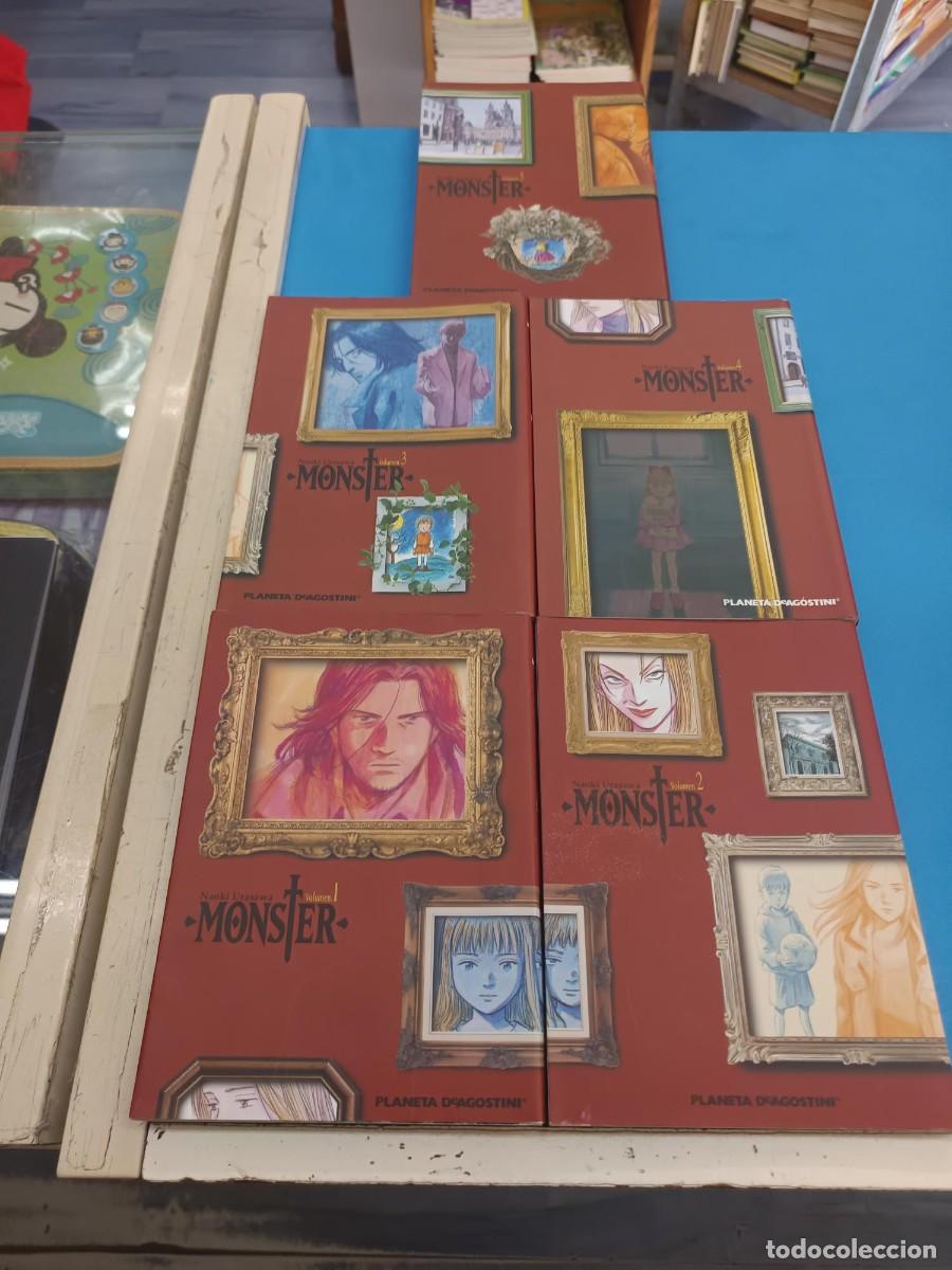 C&oacute;mics: MONSTER COMIC MANGA DE NAOKI URASAVA 5 TOMOS EN PERFECTO ESTADO PLANETA AGOSTINI