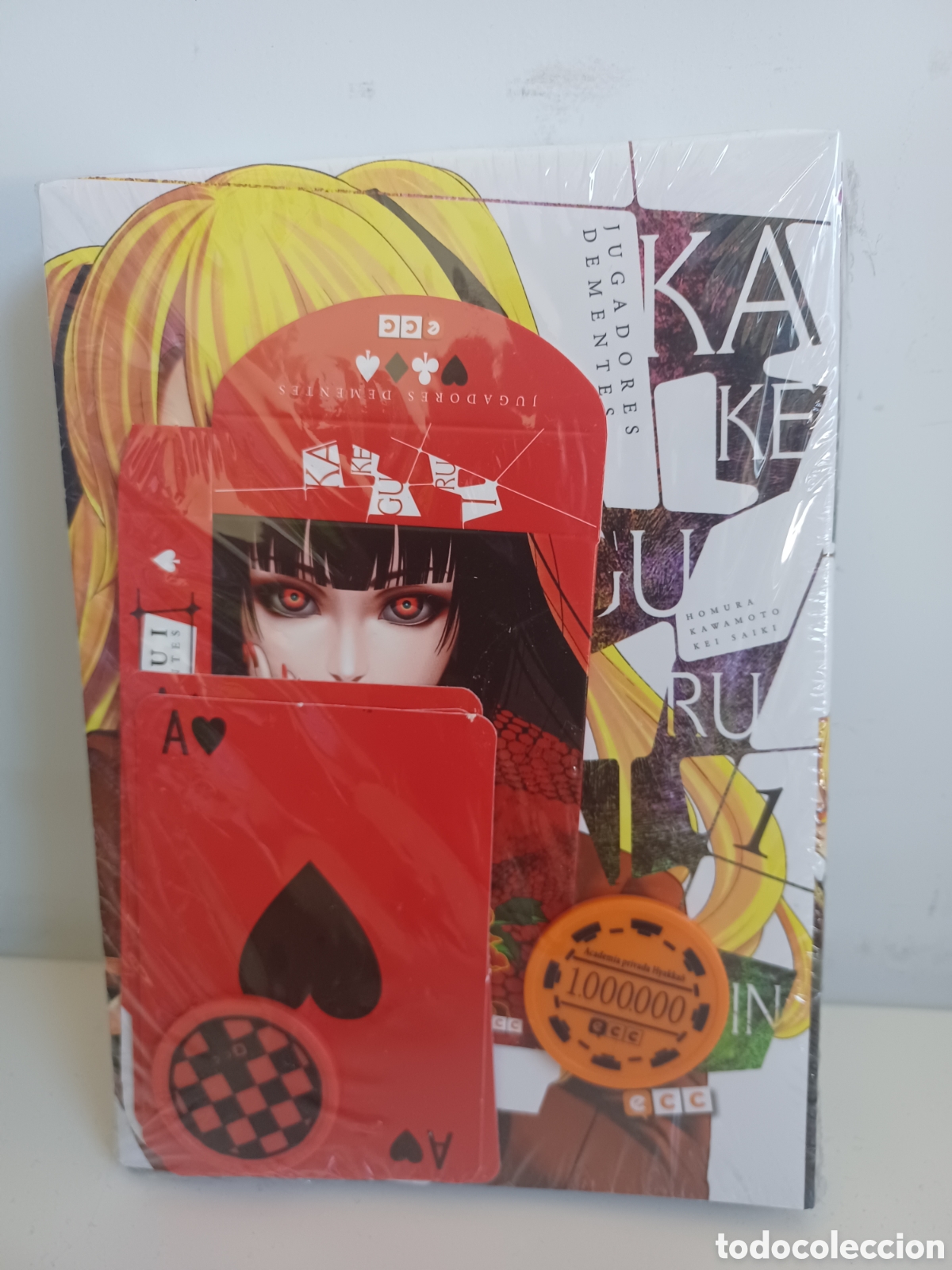 C&oacute;mics: Pack Kakegurui 1 & Kakegurui Twin 1/Incluye fichas y cartas de poker/ Manga / ECC/ NUEVO PRECINTADO