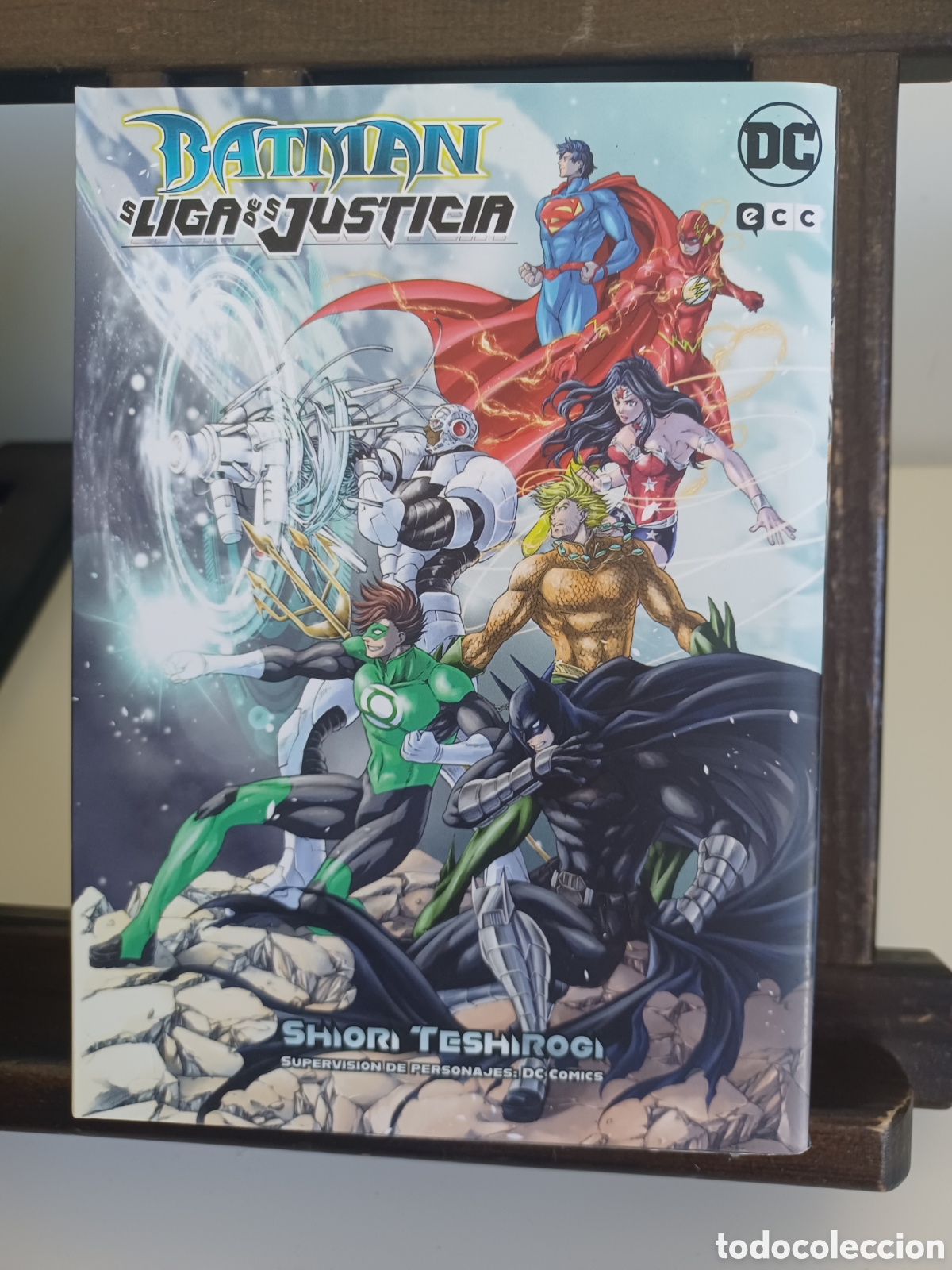 C&oacute;mics: Batman y la Liga de la Justicia. Integral. Manga/ Shiori Thesirogi/ DC ECC/ NUEVO A ESTRENAR