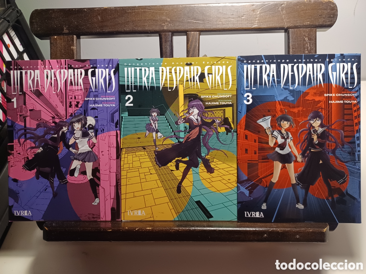 C&oacute;mics: Danganronpa Another Episode Ultra Despair Girls/ Serie completa 3 n&uacute;meros/ Ivrea/ NUEVO A ESTRENAR