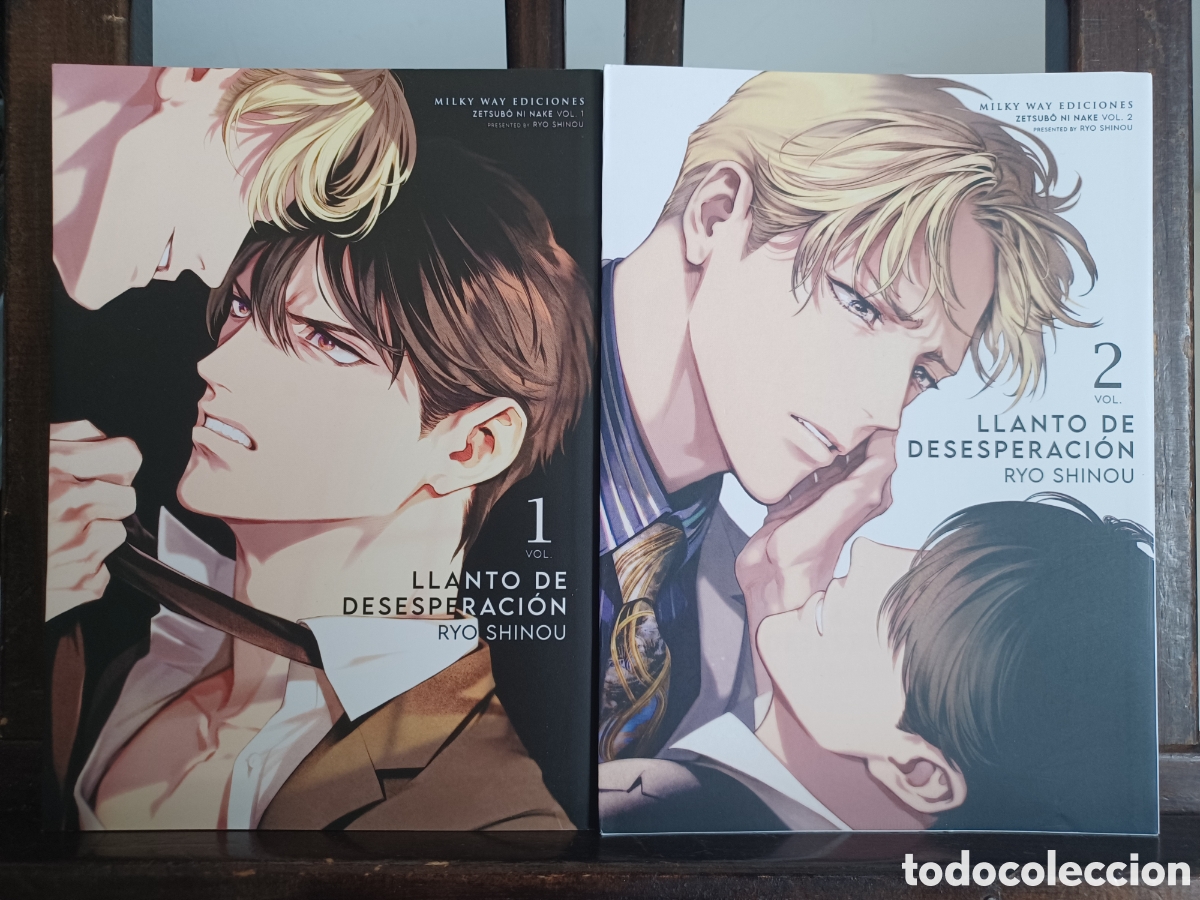 C&oacute;mics: Llanto de desesperaci&oacute;n. Serie completa en 2 vol&uacute;menes/ Manga BL/ Milky Way/ NUEVO A ESTRENAR