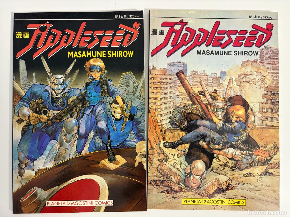 C&oacute;mics: APPLESEED N&ordm; 1 Y N&ordm; 5 - MASAMUNE SHIROW - PLANETA DEAGOSTINI - MANGA CYBERPUNK