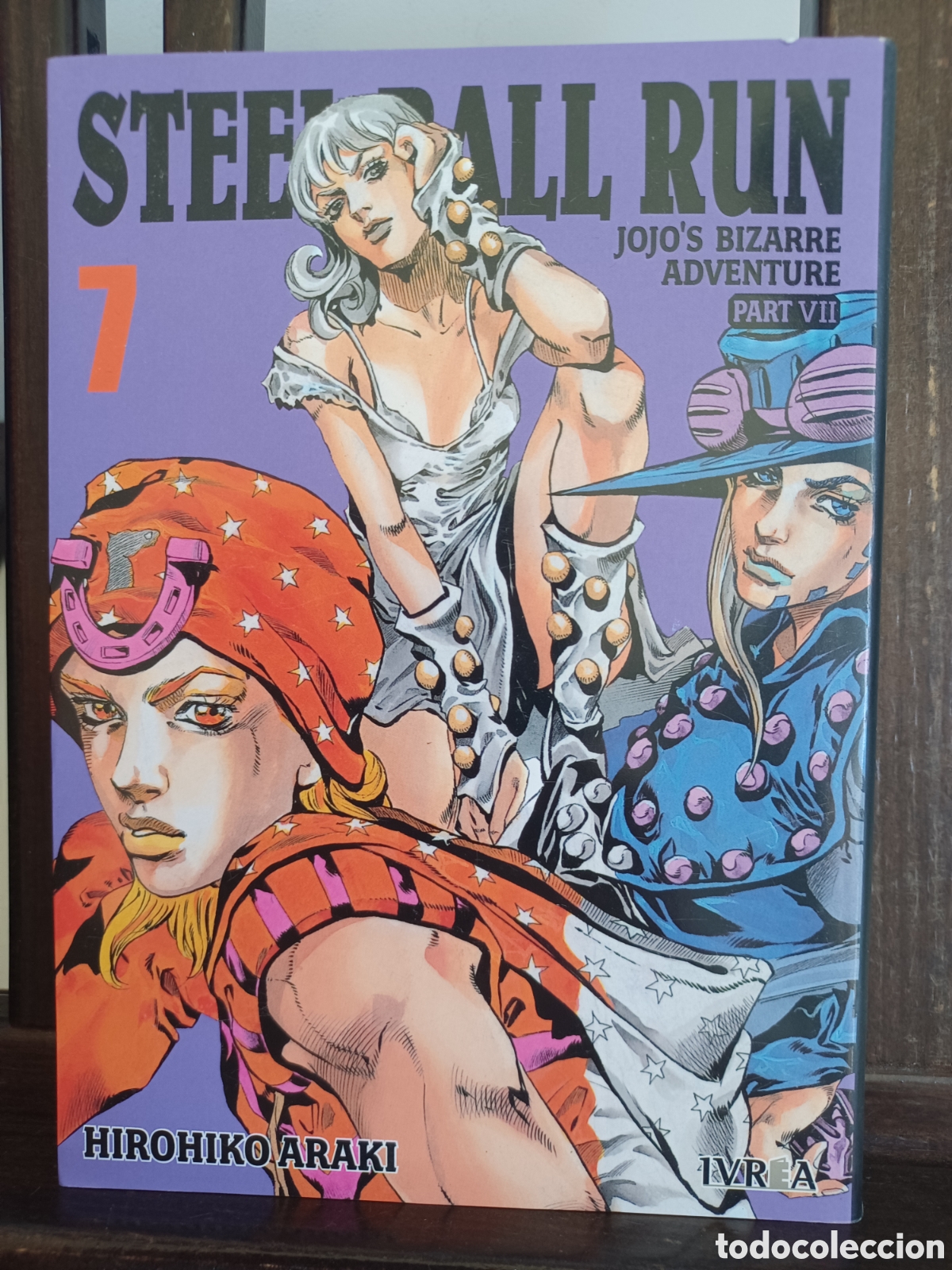 C&oacute;mics: Steel Ball Run 7 de 16/ Hirohiko Araki/ Seinen/ Ivrea/ NUEVO A ESTRENAR