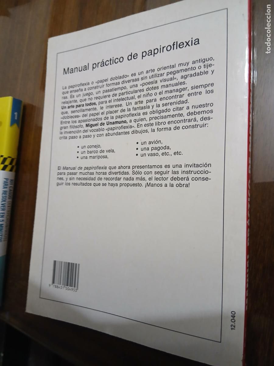 C&oacute;mics: MANUAL PRACTICO DE PAPIROFLEXIA. VECCHI. EMANUELE AZZITA. - Foto 3