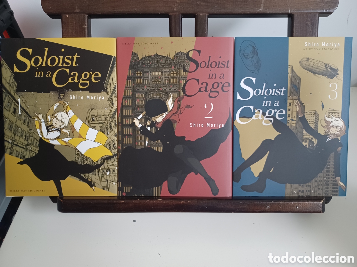 C&oacute;mics: Soloist in a cage/ Serie completa 3 n&uacute;meros/ Shiro Moriya/ Shonen/ Milky Way/ NUEVO A ESTRENAR