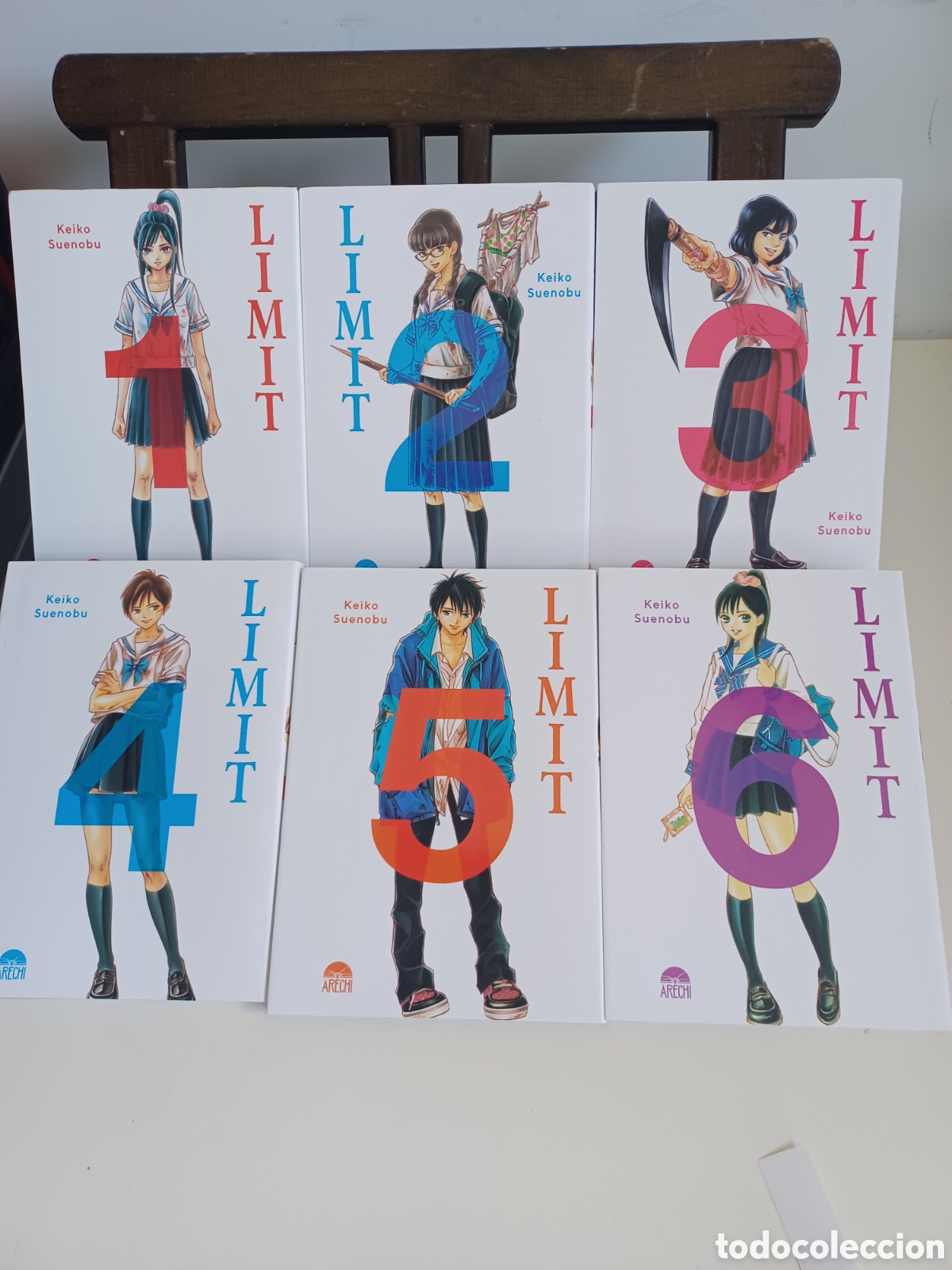 C&oacute;mics: Limit. Serie completa 6 vol&uacute;menes/ Keiko Suenobu/ Shōjo/ Arechi/ NUEVO A ESTRENAR