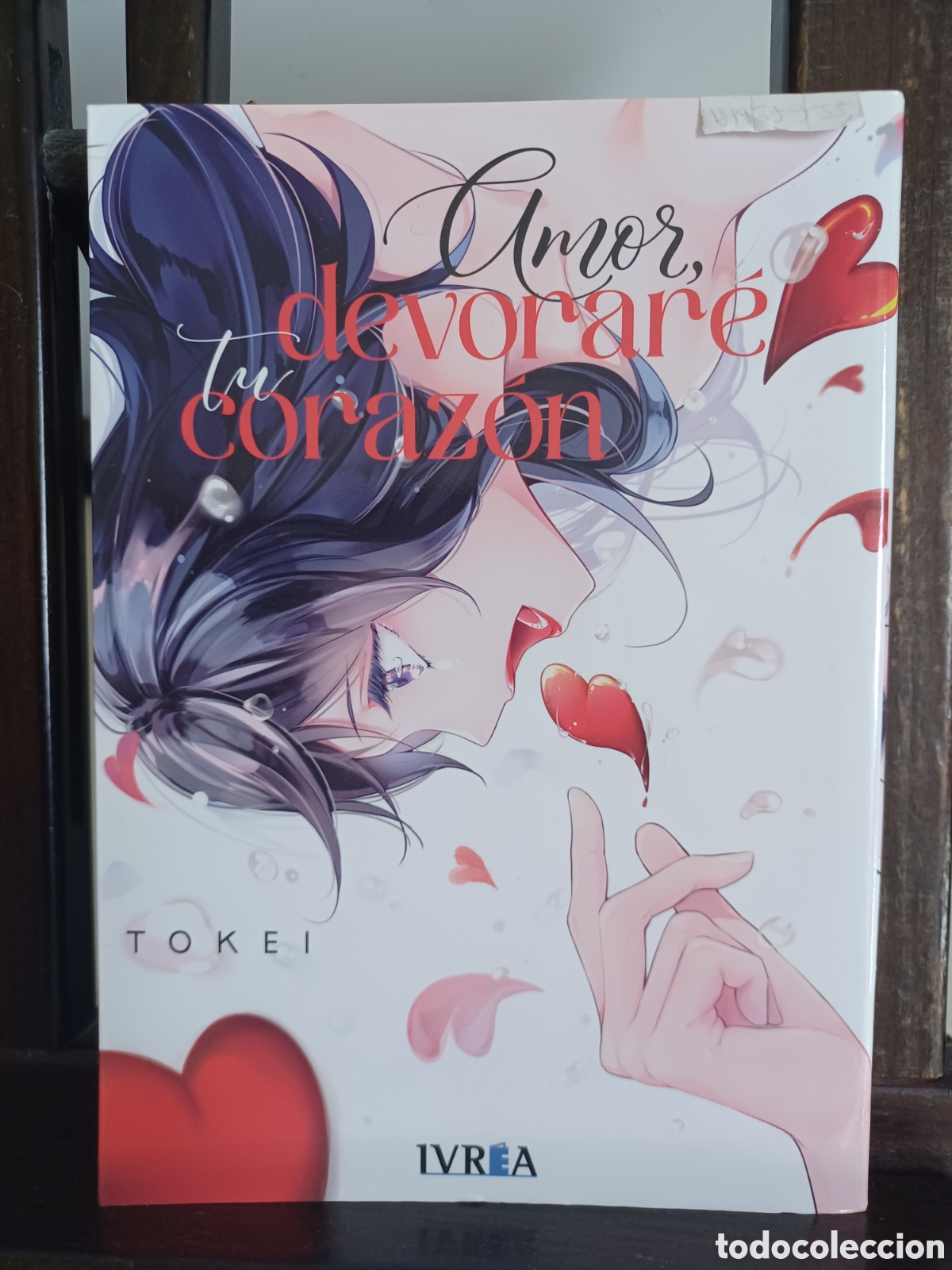 C&oacute;mics: Amor, devorar&eacute; tu coraz&oacute;n/ Tomo &uacute;nico/ Tokei/ Josei/ Ivrea/ NUEVO A ESTRENAR