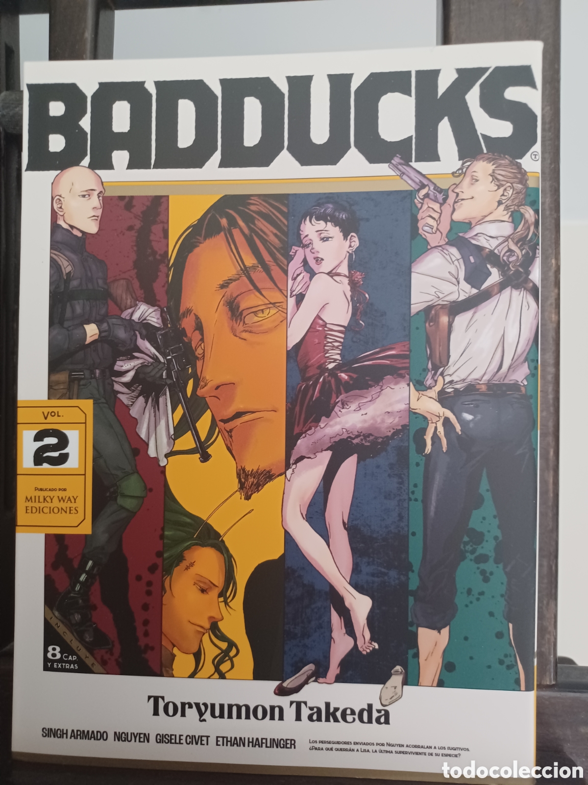 Comics : Badducks 2 de 4/ Toryumon Takeda/ Seinen/ Milky Way/ NUEVO A ESTRENAR