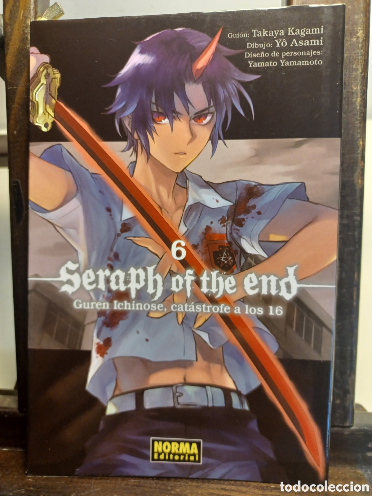 C&oacute;mics: Seraph of the end 6 de 37/ Shonen/ Norma/ NUEVO A ESTRENAR