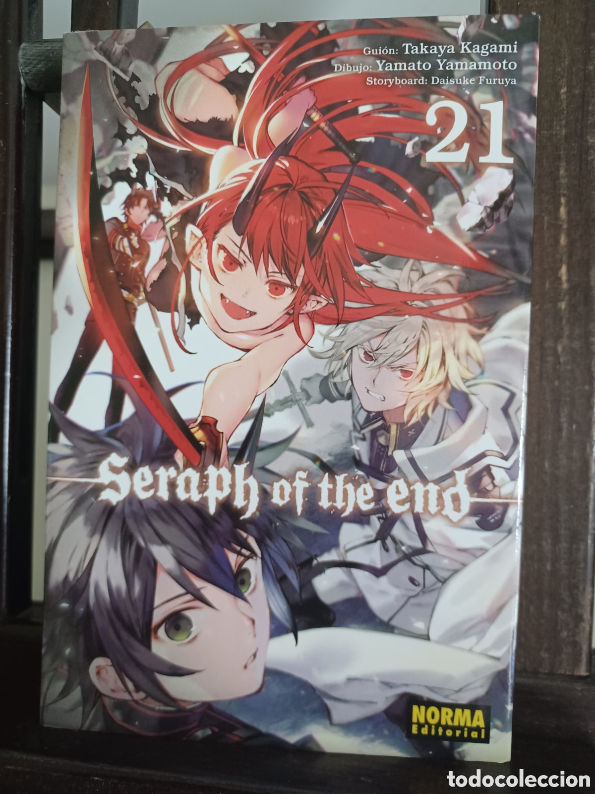 C&oacute;mics: Seraph of the end 21 de 37/ Shonen/ Norma/ NUEVO A ESTRENAR