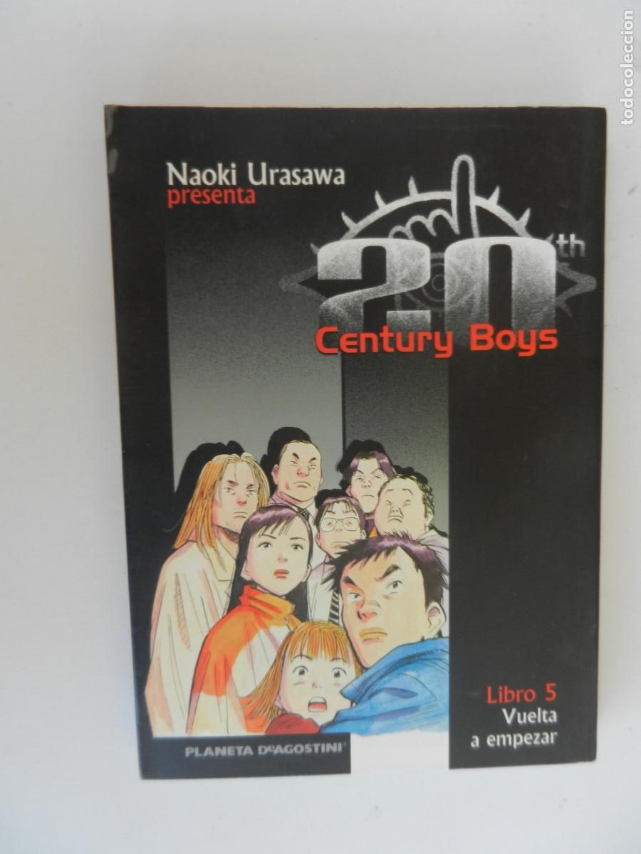C&oacute;mics: VUELTA A EMPEZAR - NAOKI URASAWA - 20th CENTURY BOYS - LIBRO 5 - PLANETA DEAGOSTINI 2005.