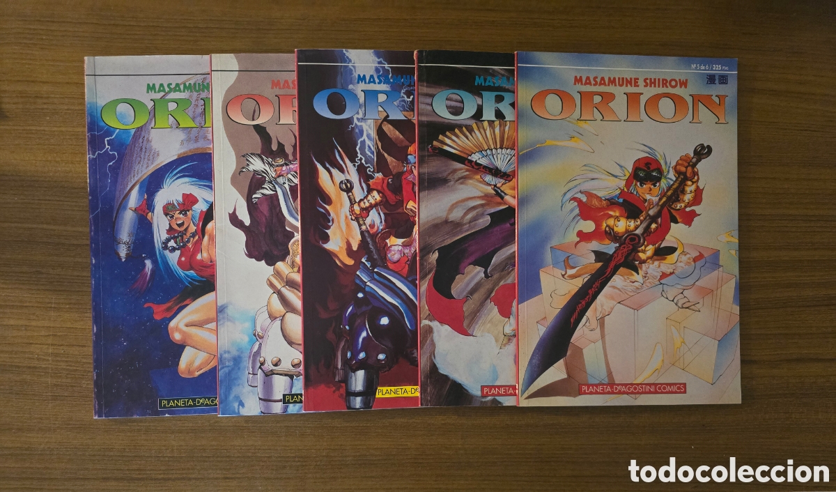 C&oacute;mics: MASAMUNE SHIROW,ORION,NUMEROS 1 AL 5,(PLANETA DEAGOSTINI)