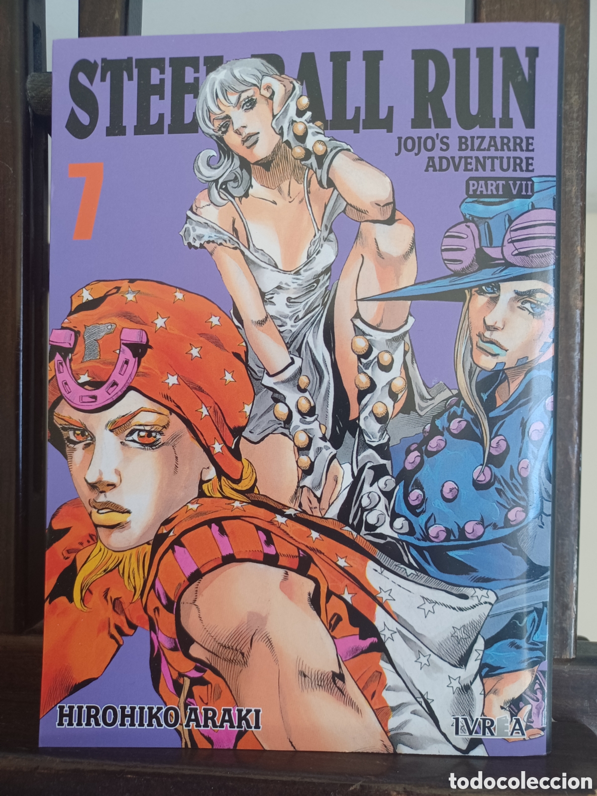 C&oacute;mics: Jojo's Bizarre Adventure Part VII: Steel Ball Return 7 de 16/ Seinen/ Ivrea/ NUEVO A ESTRENAR