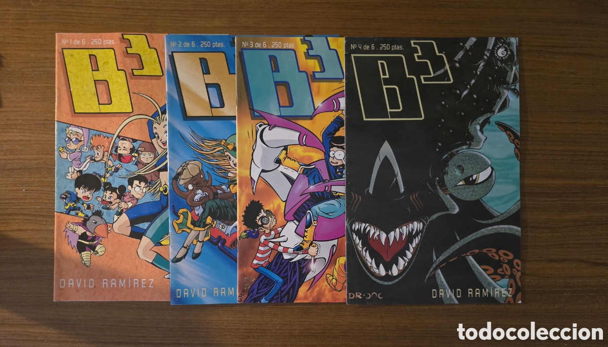 C&oacute;mics: B3 DAVID RAMIREZ,4 EJEMPLARES DE 6,(ANIME PIONEER-MANGA FILMS)
