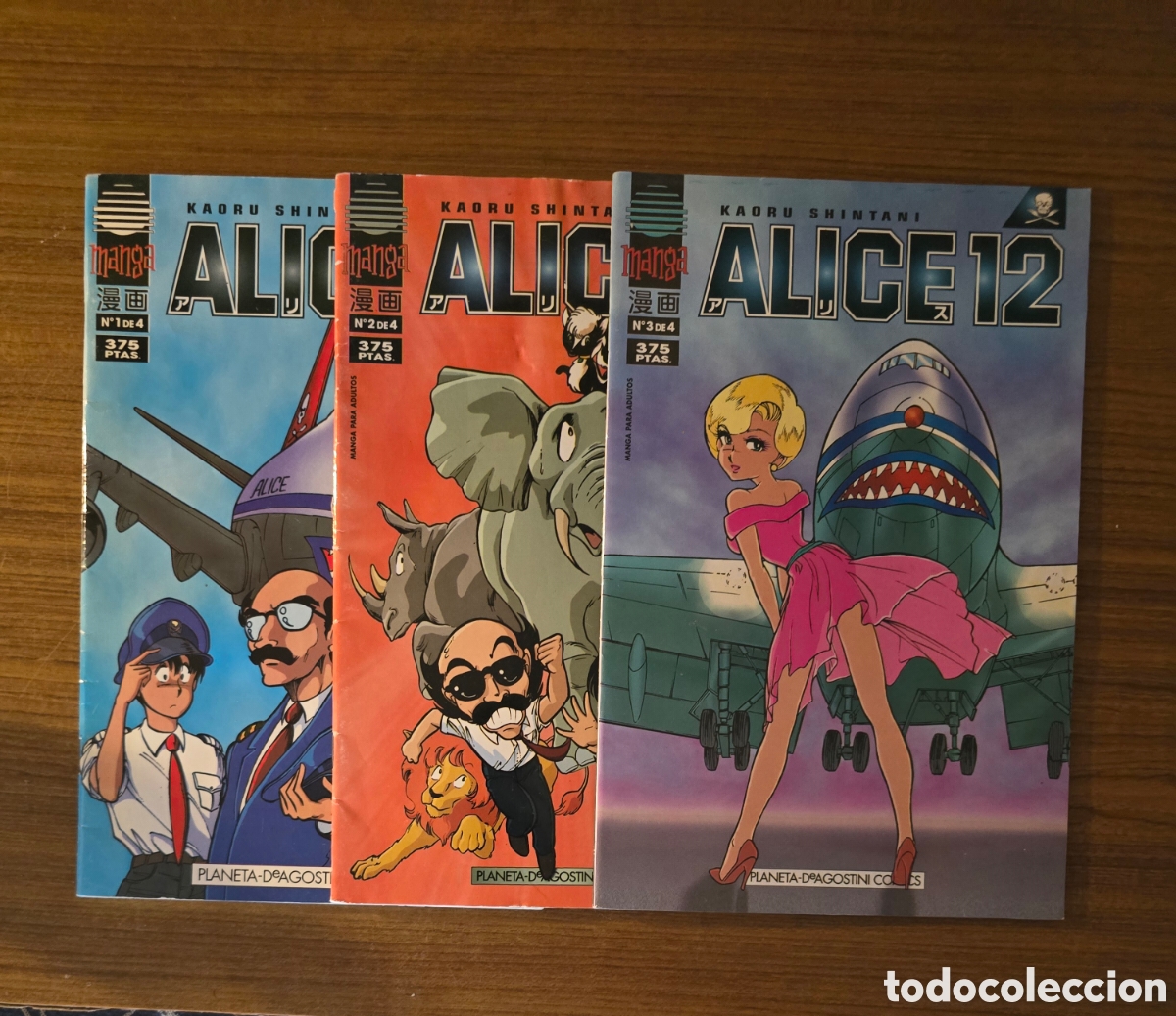 C&oacute;mics: ALICE 12, KADRU SHINTANI,3 EJEMPLARES DE 4,(MANGA)