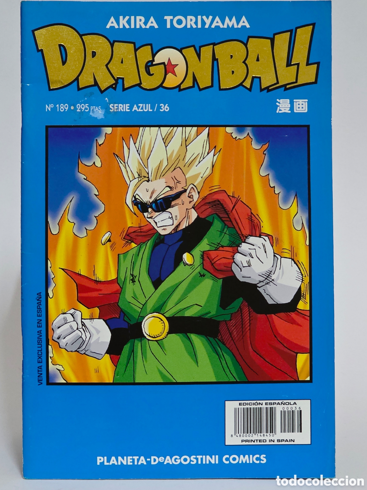 C&oacute;mics: C&Oacute;MIC DRAGON 189 SERIE AZUL 36 PLANETA DEAGOSTINI MANGA GRAPA BUEN ESTADO