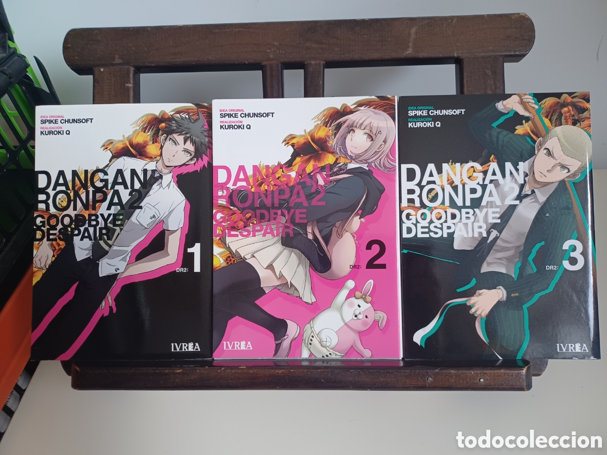 C&oacute;mics: Danganronpa 2: Goodbye Despair/ Serie completa 3 tomos/ Shonen/ Ivrea/ NUEVO A ESTRENAR