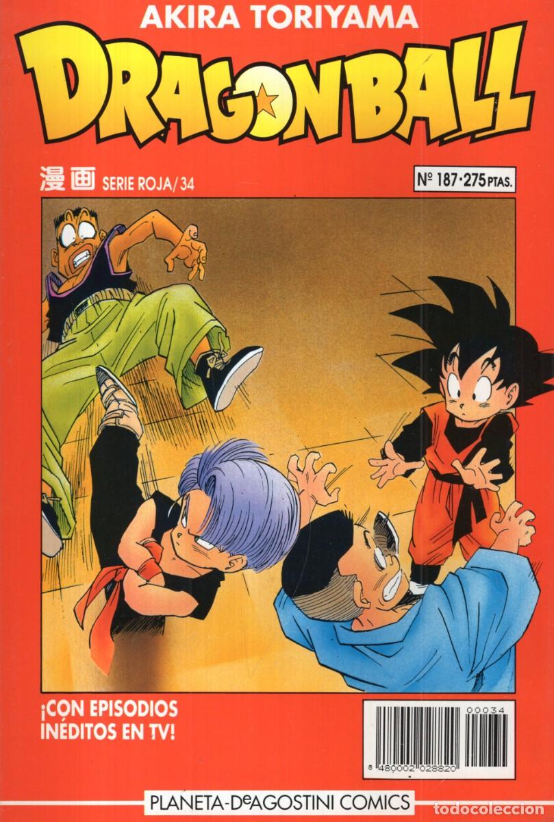 C&oacute;mics: DRAGON BALL N&ordm; 34 SERIE ROJA / N&ordm; 187 - PLANETA (AKIRA TORIYAMA) - ESTADO EXCELENTE