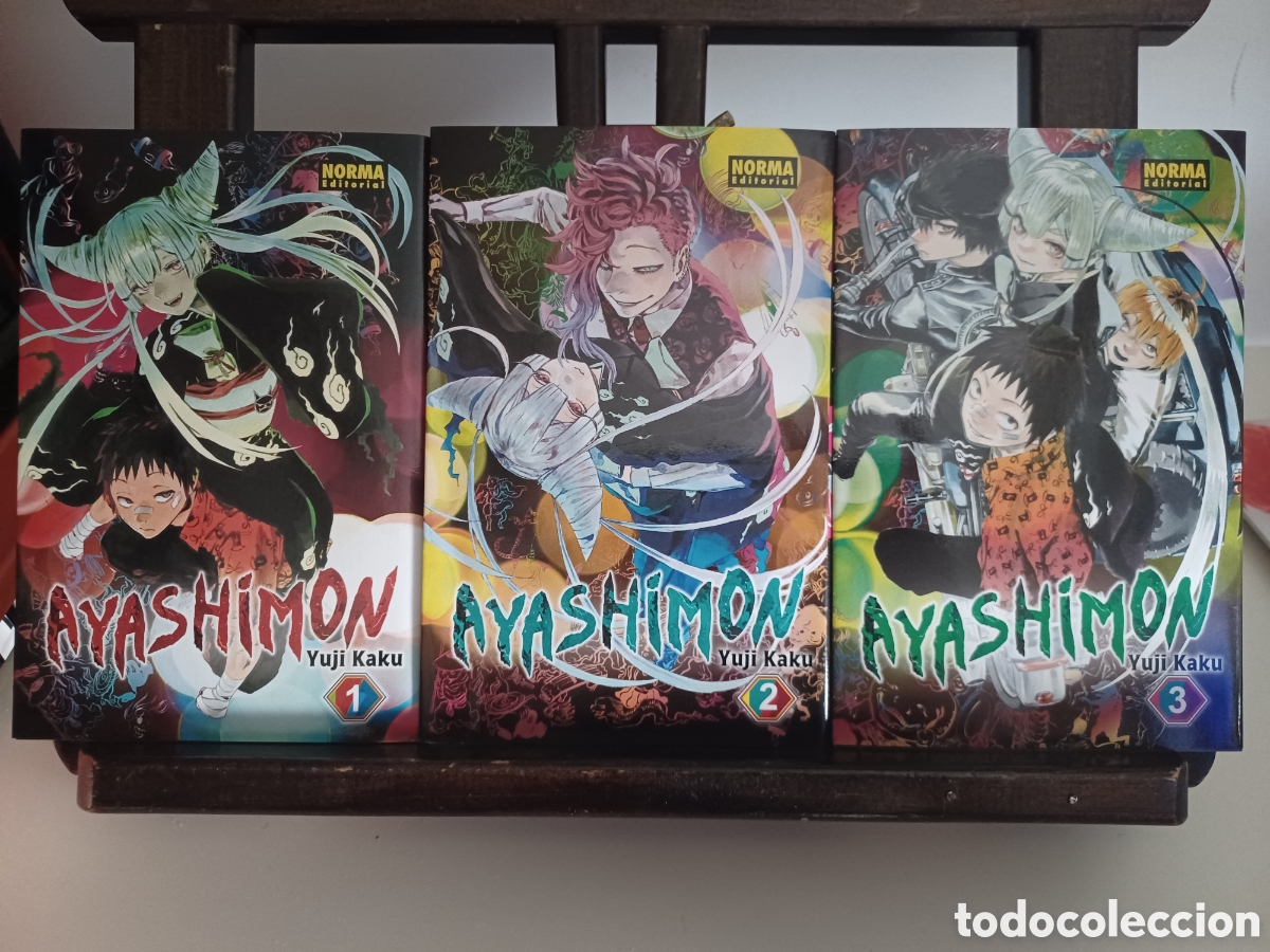 C&oacute;mics: Ayashimon/ Serie completa 3 tomos/ Yuji Kaku/ Shonen/ Norma/ NUEVO A ESTRENAR