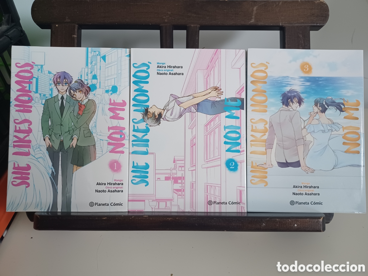 C&oacute;mics: She likes homos, not me/ Serie completa 3 tomos/ Josei/ Planeta/ NUEVO A ESTRENAR