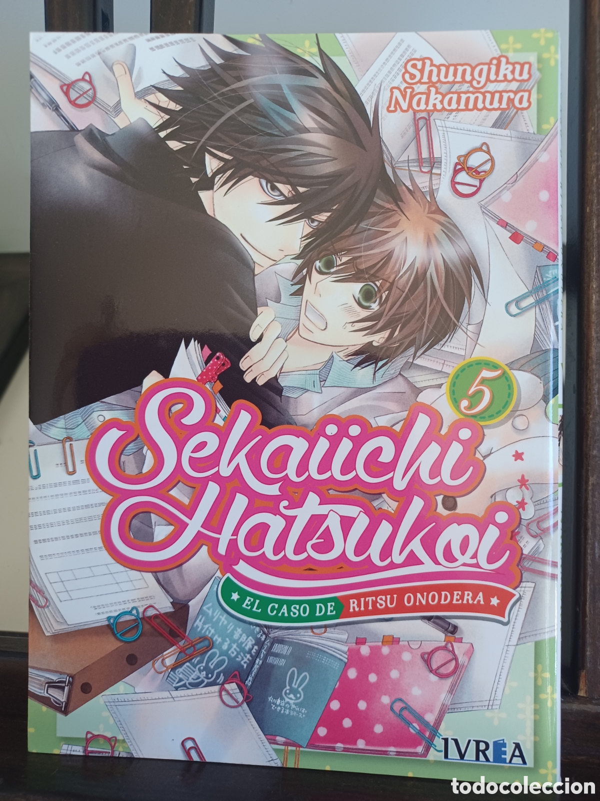 C&oacute;mics: Sekaiichi Hatsukoi. El caso de Ritchu Onodera 5/ Manga BL/ Ivrea/ NUEVO A ESTRENAR