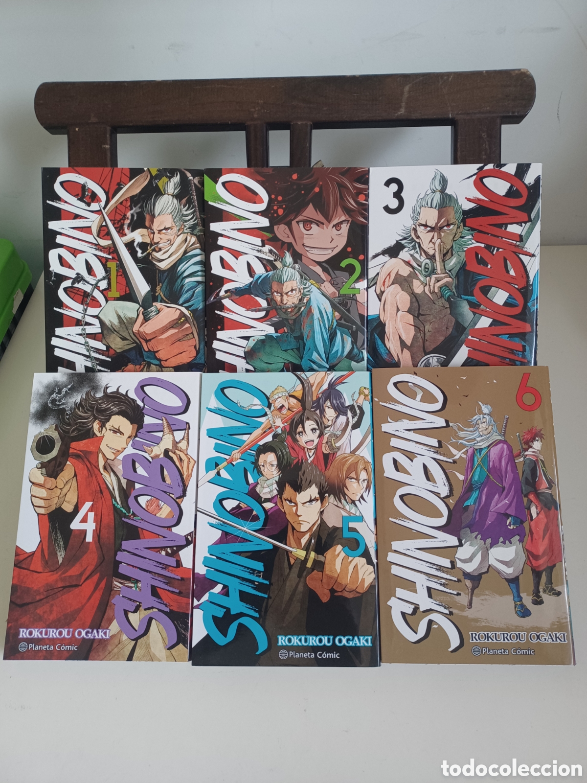 C&oacute;mics: Shinobino/ Serie completa 6 tomos/ Rokurou Ogaki/ Shonen/ Planeta C&oacute;mic/ NUEVO A ESTRENAR