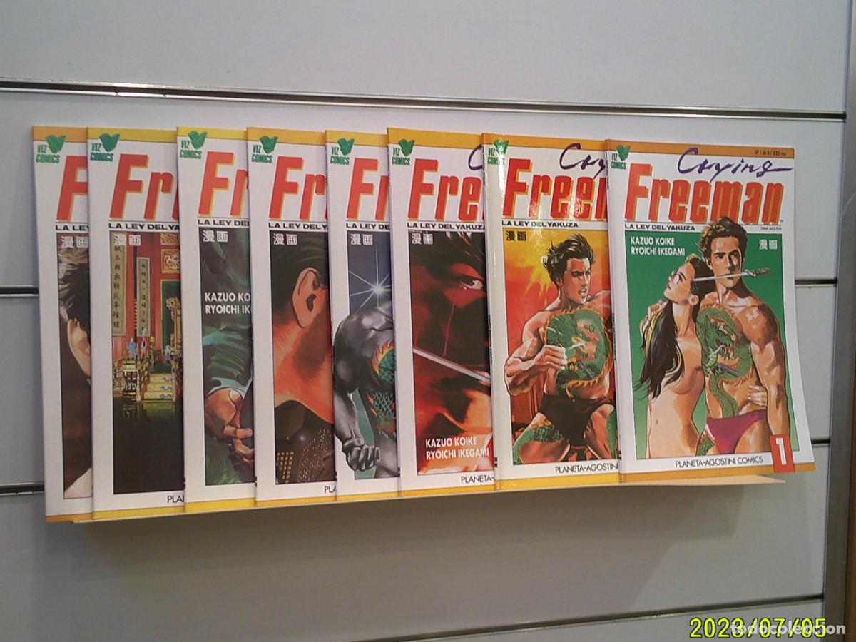 C&oacute;mics: CRYING FREEMAN LA LEY DEL YAKUZA COMPLETA 8 NUMEROS VIZ COMICS - PLANETA