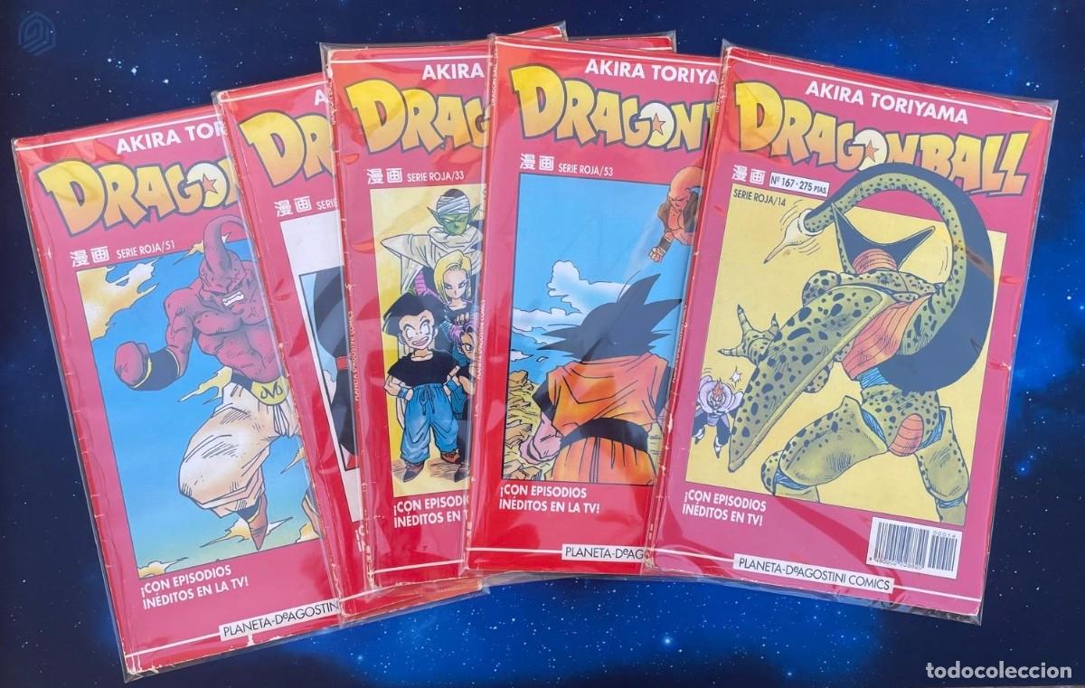 C&oacute;mics: Lote 5 C&oacute;mics Dragon Ball Serie Roja 14 33 51 53 167 Akira Toriyama Planeta