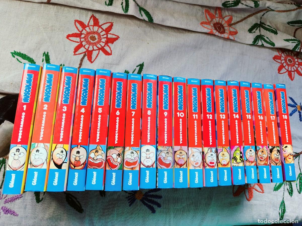 C&oacute;mics: Musculman. Colecci&oacute;n. N&uacute;meros 1-18. Yudetamago. Glenat. Est&aacute;n como nuevos.