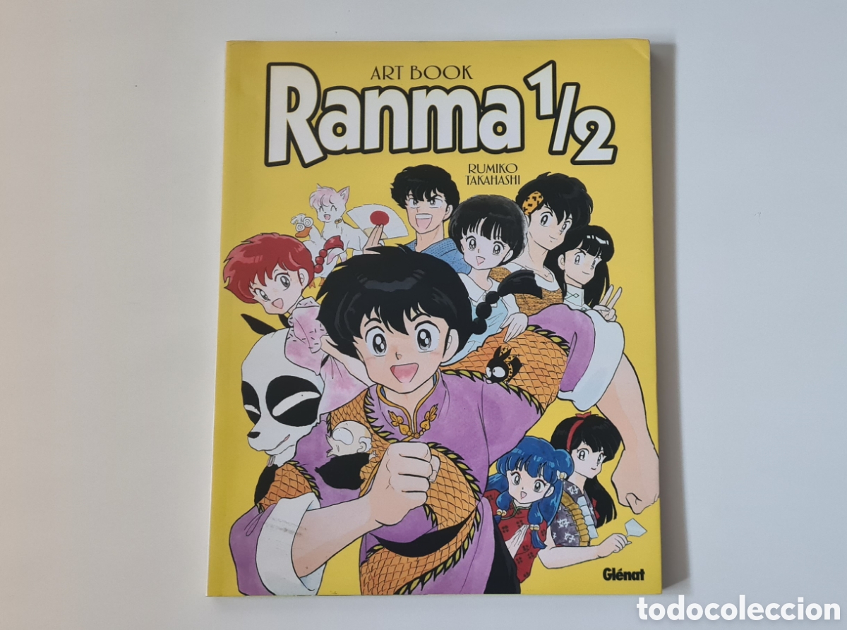 C&oacute;mics: Ranma &frac12; Art Book &ndash; Rumiko Takahashi &ndash; Gl&eacute;nat &ndash; Descatalogado &ndash; Muy buen estado