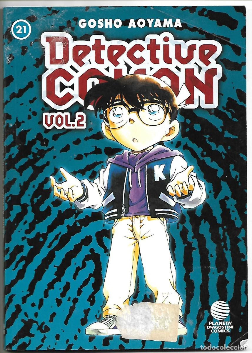 C&oacute;mics: COMIC DE MANGA. DETECTIVE CONAN. GOSHO AOYAMA N&ordm; 21. VOLUMEN 2. PLANETA DEAGOSTINI. A&Ntilde;O 2003