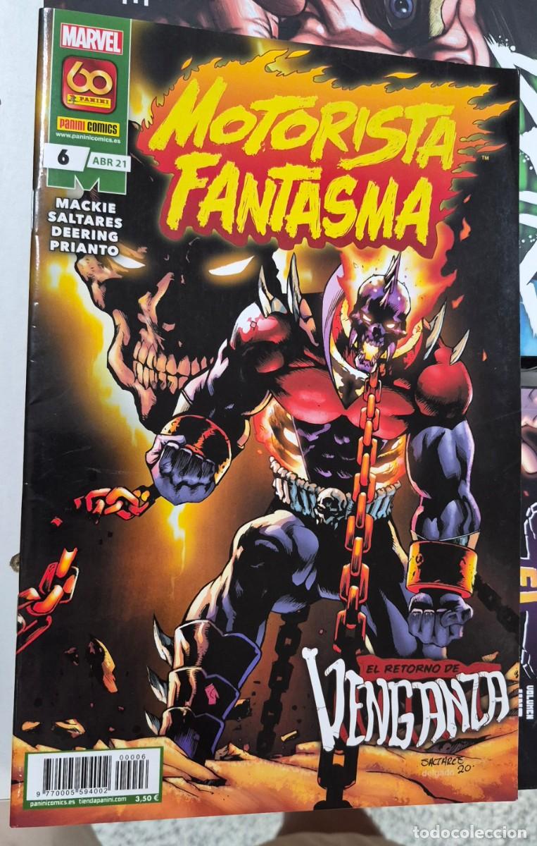 C&oacute;mics: MOTORISTA FANTASMA N&ordm; 6 : EL RETORNO DE VENGANZA - MACKIE / MARVEL - PANINI