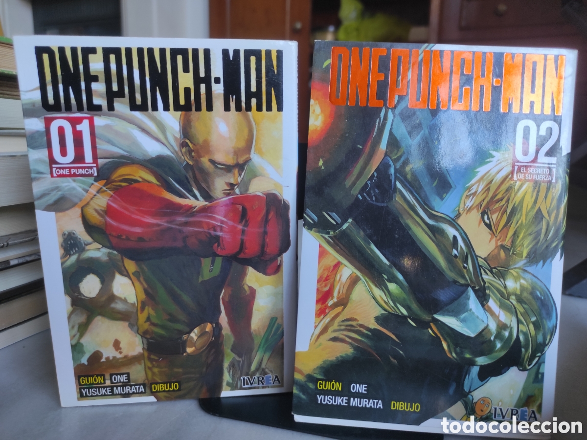 C&oacute;mics: ONE PUNCH MAN. 1 y 2. YUSUKE MURATA y ONE. Ed IVR&Eacute;A (PEDIDO MINIMO 10&euro;)