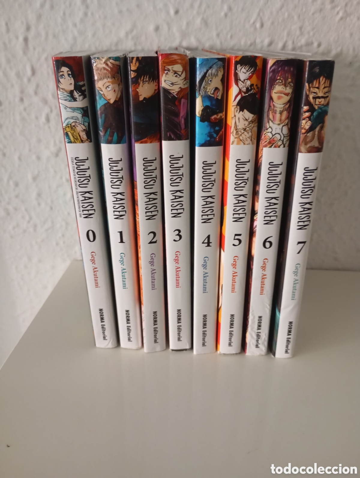 C&oacute;mics: Jujutsu Kaisen. Gege Akutami. 2022 Norma Editorial. Contiene 8 Tomos. Del 0 al 7 # Manga