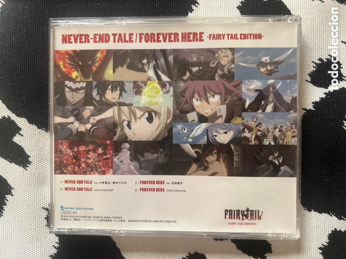 C&oacute;mics: Fairy Tail Edition &ndash; Never-End Tale / Forever Here CD Japon&eacute;s Original (EYCA-10541) - Foto 2