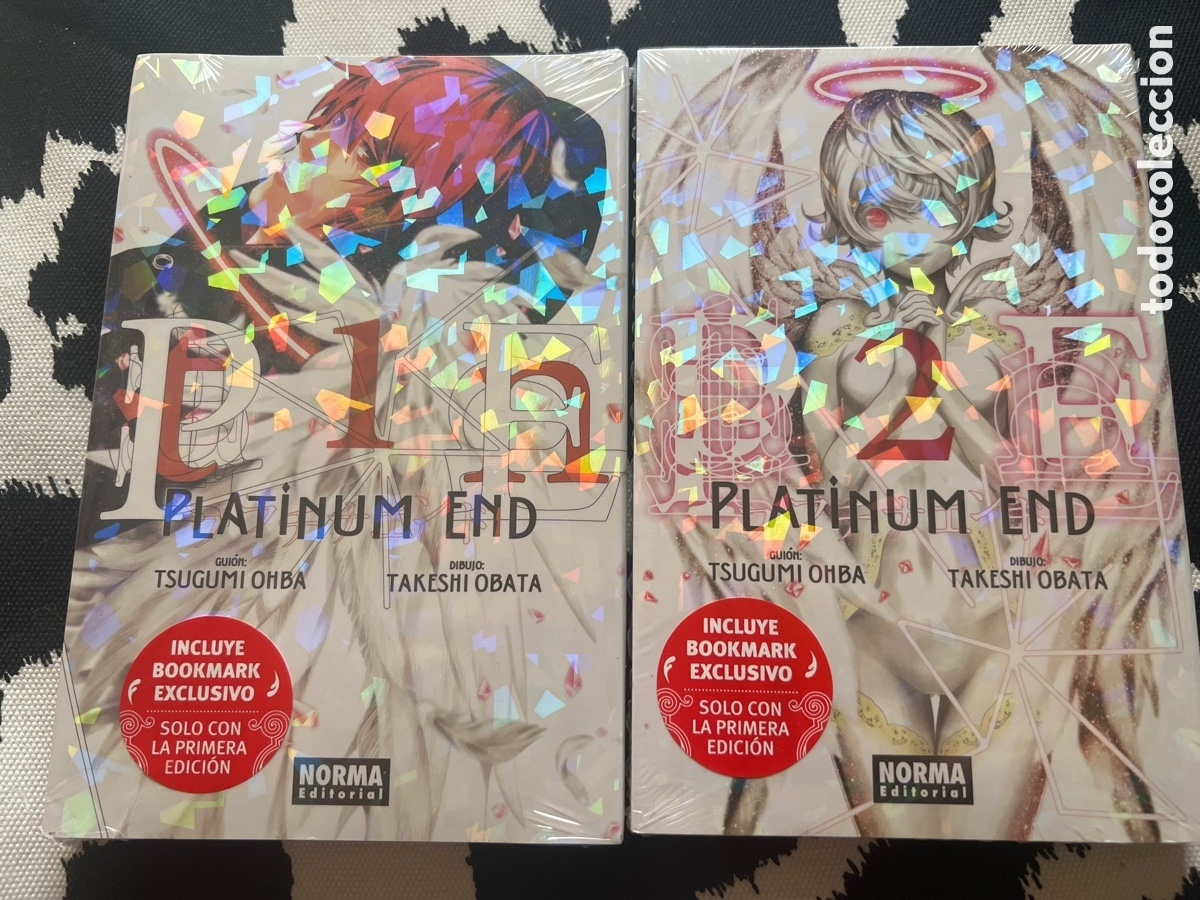 C&oacute;mics: Platinum End Tomos 1 y 2 &ndash; 1.&ordf; Edici&oacute;n Precintados + Bookmark Exclusivo