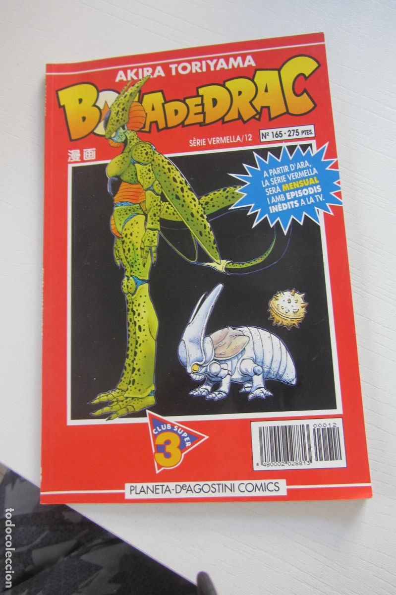 C&oacute;mics: DRAGON BALL BOLA DE DRAC SERIE VERMELLA 12 N&ordm; 165 dragon ball MANGA CATALAN AKIRA TORIYAMA RX287