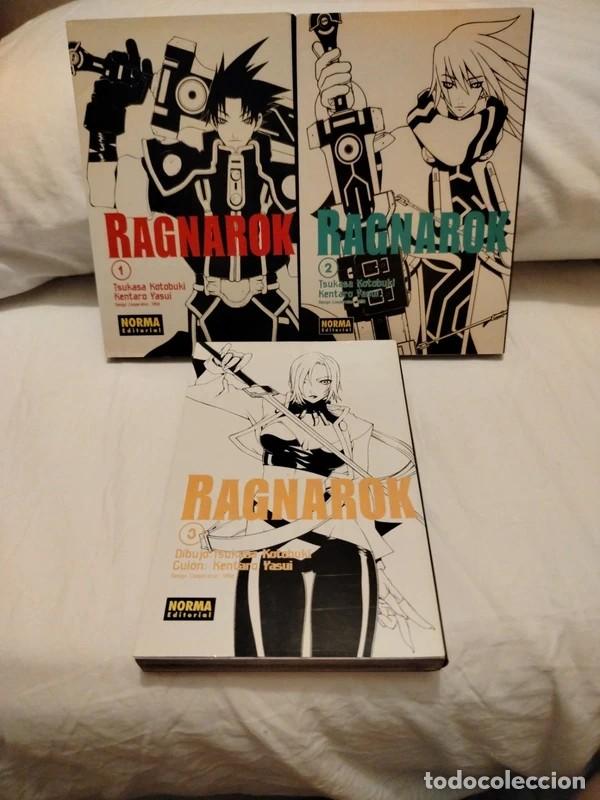 C&oacute;mics: Serie completa 3 tomos (manga) - Ragnarok - Kentaro Yasui y Tsukasa Kotobuki (Norma Editorial, 2001)