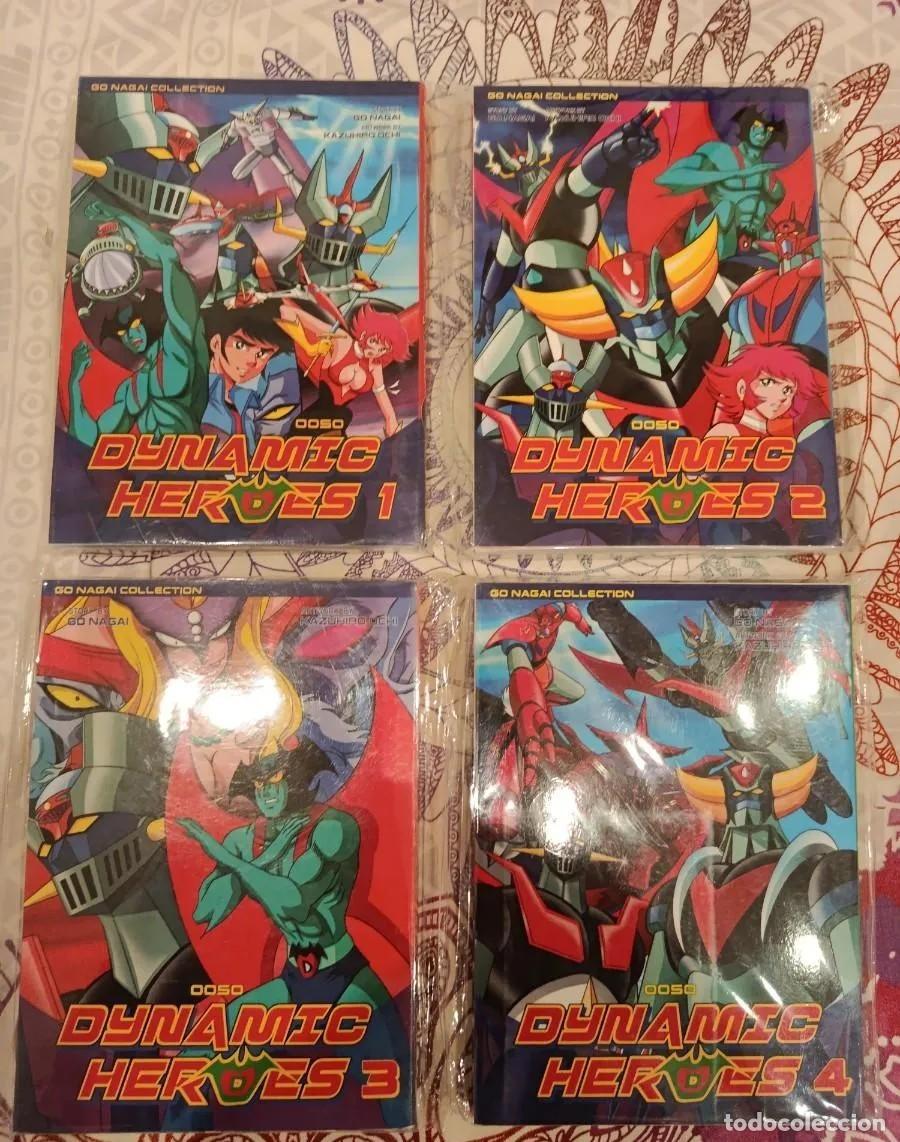 C&oacute;mics: DYNAMIC HEROES COMPLETA 1,2,3,4 MAZINGER , GRAN MAZINGER,DEVILMAN A COLOR
