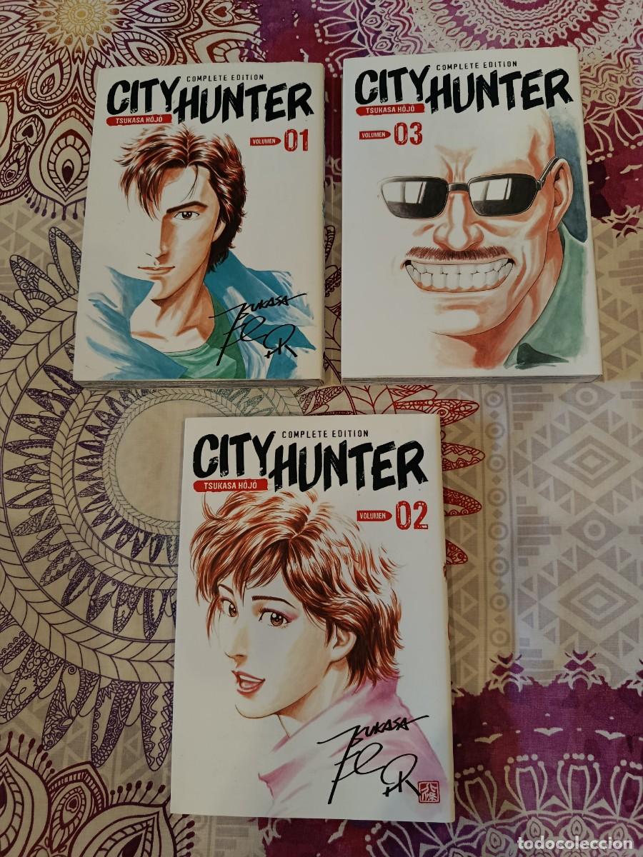 C&oacute;mics: OFERTA CITY HUNTER 1,2,3 COMPLETE EDICION MANGA ESPA&Ntilde;OL
