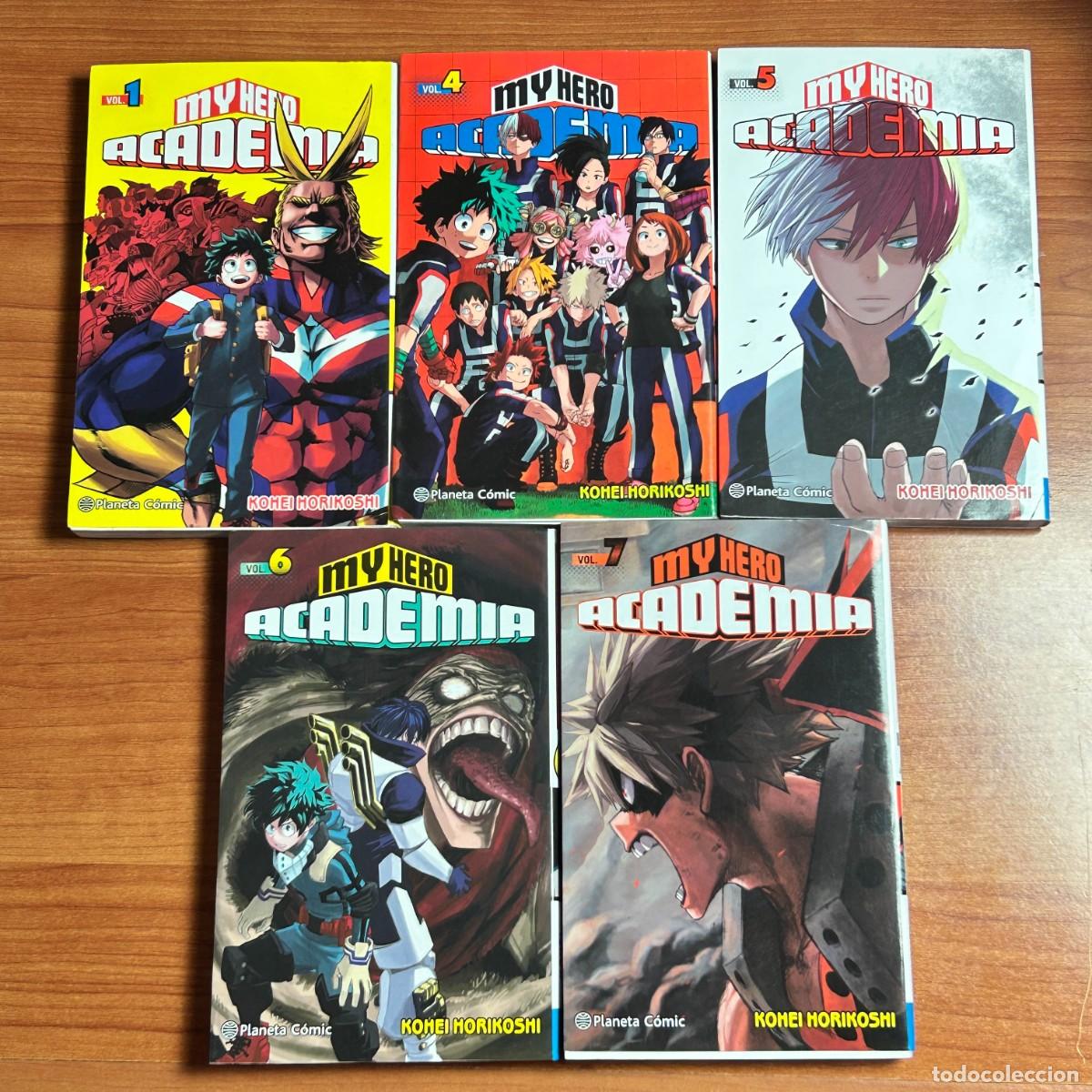 C&oacute;mics: Lote de Manga My Hero Academia (Tomos 1, 4, 5, 6 y 7)
