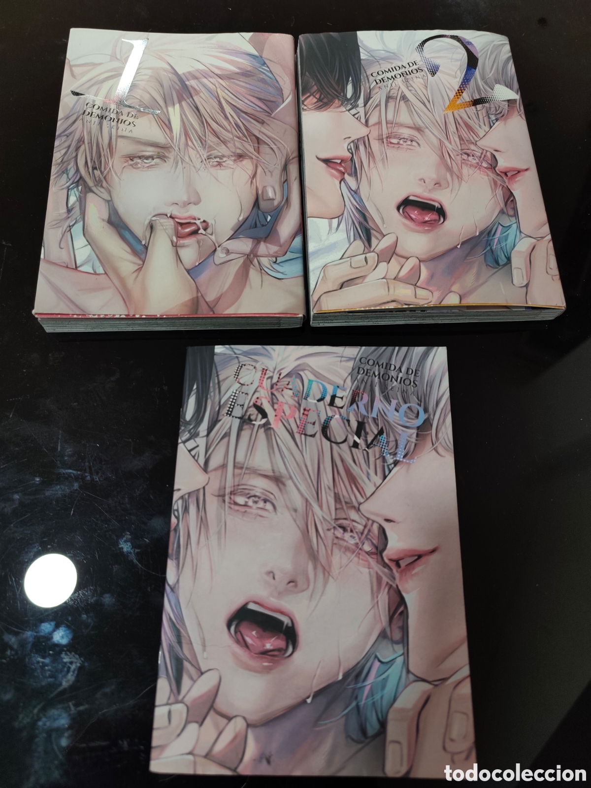 C&oacute;mics: Comida de demonios. Anji Seina. 2 tomos (de 2) + Cuaderno especial