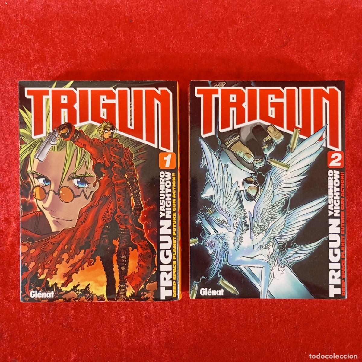 C&oacute;mics: TRIGUN - YASUHIRO NIGHTOW - 1 Y 2 - GL&Eacute;NAT - DEEP SPACE PLANET FUTURE GUN ACTION - 2 COMICS / 6017