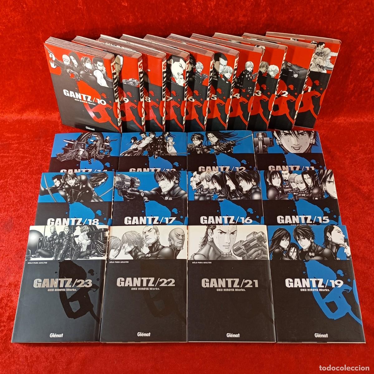 C&oacute;mics: GANTZ - OKU HIROYA WORKS - GL&Eacute;NAT - S&Oacute;LO PARA ADULTOS - 22 COMICS MANGA - 1-19 + 21-23 / 6022