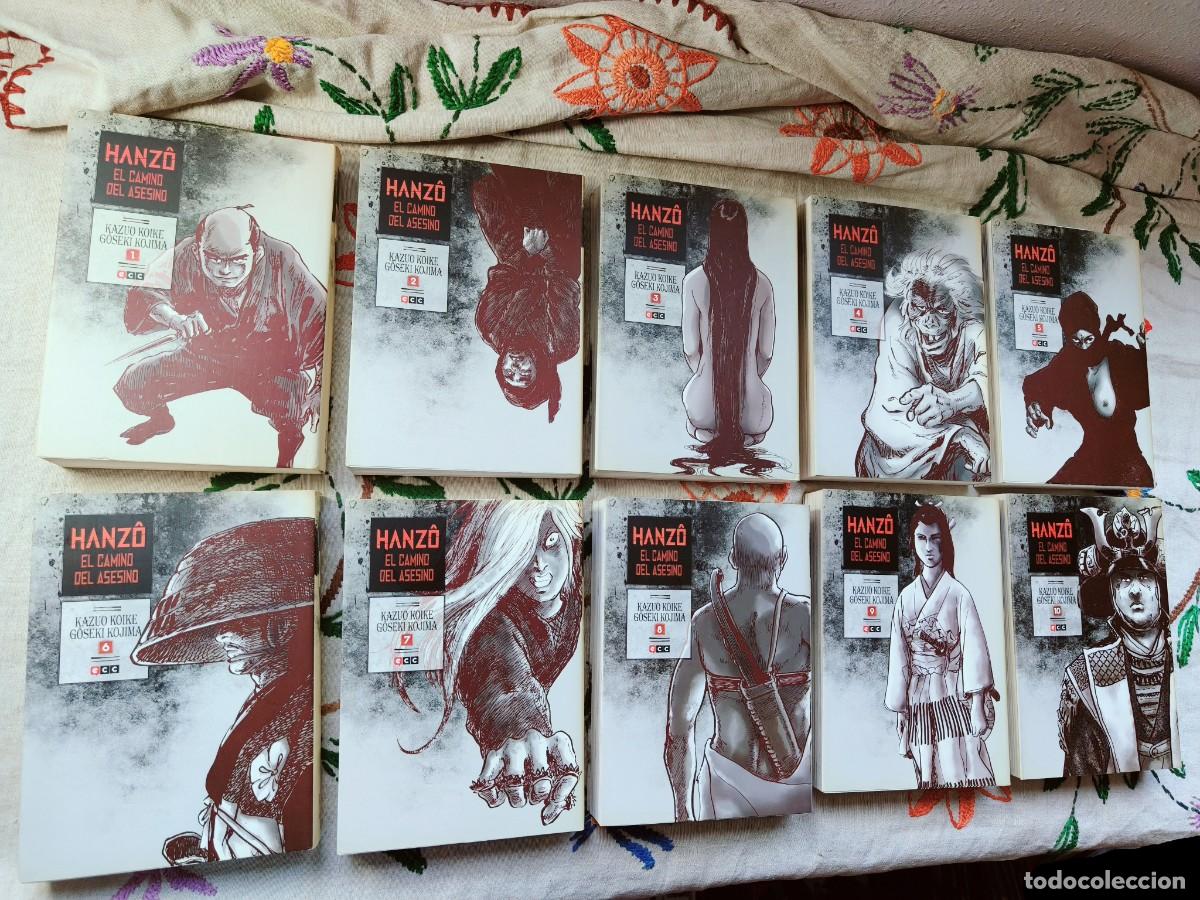 C&oacute;mics: Hanzo. El Camino del Asesino. Colecci&oacute;n completa. N&uacute;meros 1-10. Kazuo Koike y Goseki Kojima. ECC.