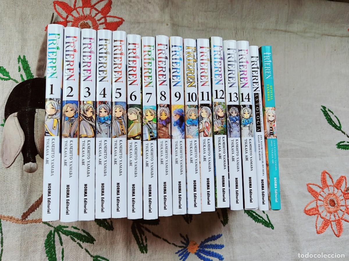 C&oacute;mics: Colecci&oacute;n Frieren. Completa 1 al 14 + Extras Antolog&iacute;a y Oficial Fanbook. Kanehito Yamada. Norma.