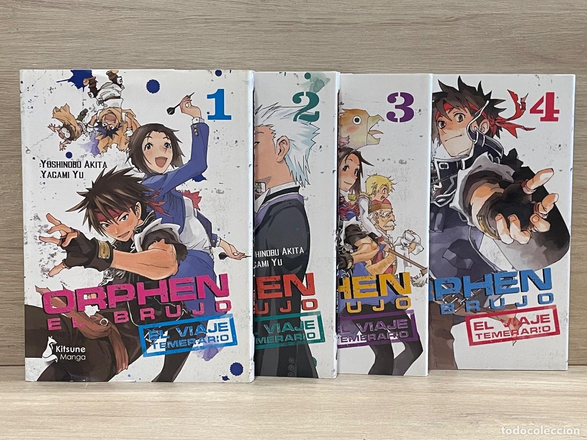 C&oacute;mics: Orphen el brujo: El viaje temerario / Completo 4 vol&uacute;menes / Kitsune Manga / Yoshinobu Akita