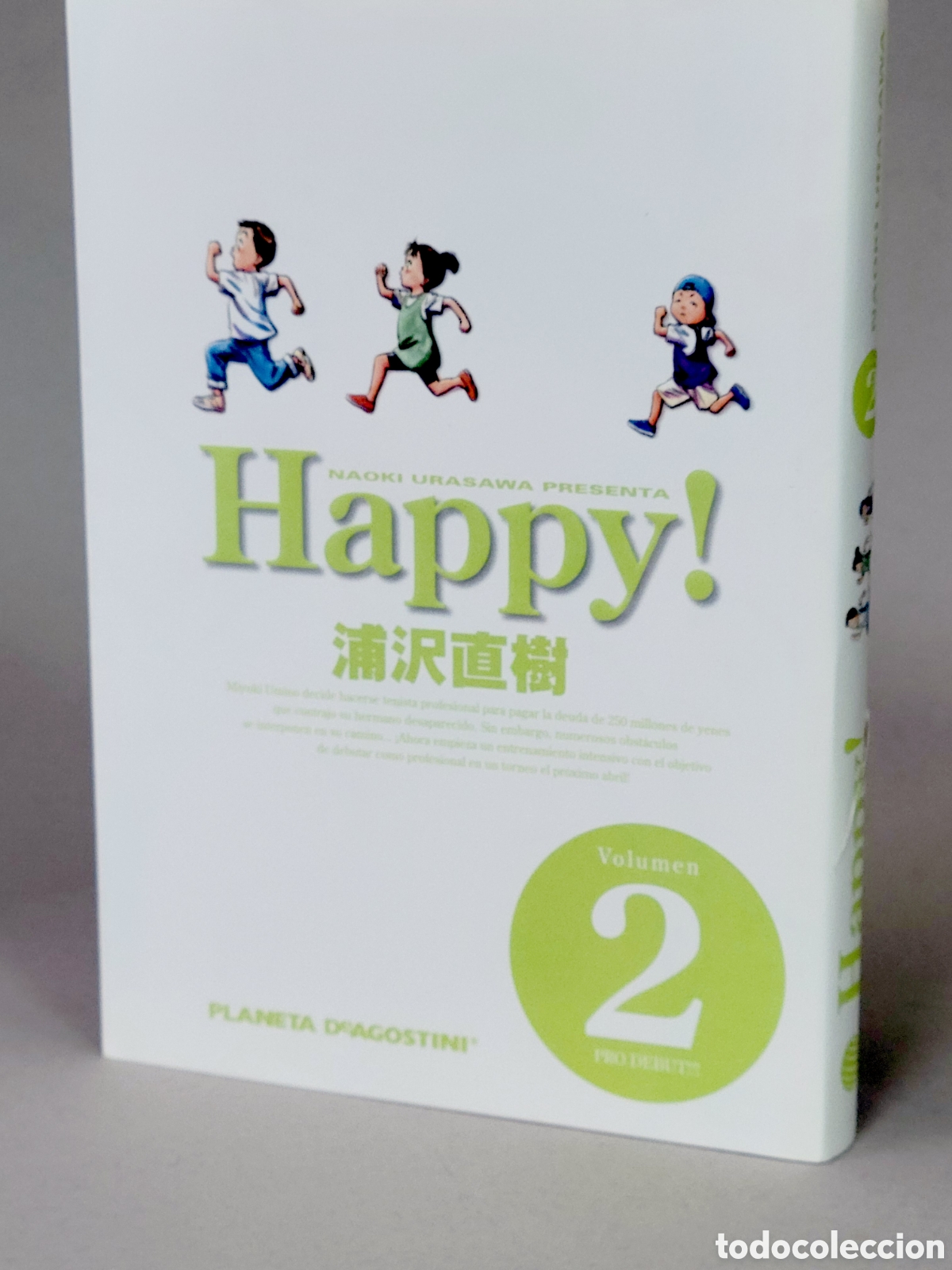 C&oacute;mics: C&Oacute;MIC HAPPY 2 NAOKI URASAWA PLANETA DEAGOSTINI MANGA DE KIOSCO CORTE EN EL CANTO