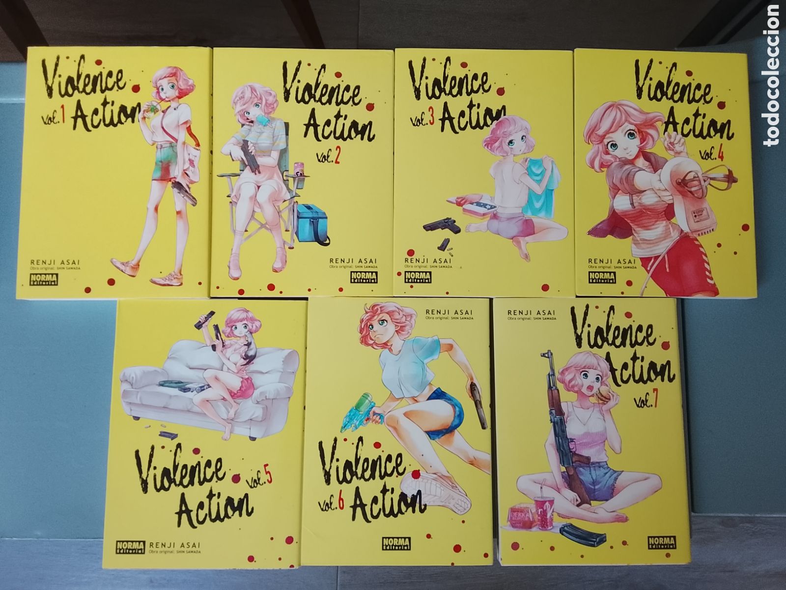 C&oacute;mics: VIOLENCE ACTION N&ordm; 1 AL 7 . COMPLETA . Renji Asai . NORMA